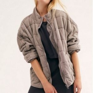 Free People Dolman Quilted Knit Jacket